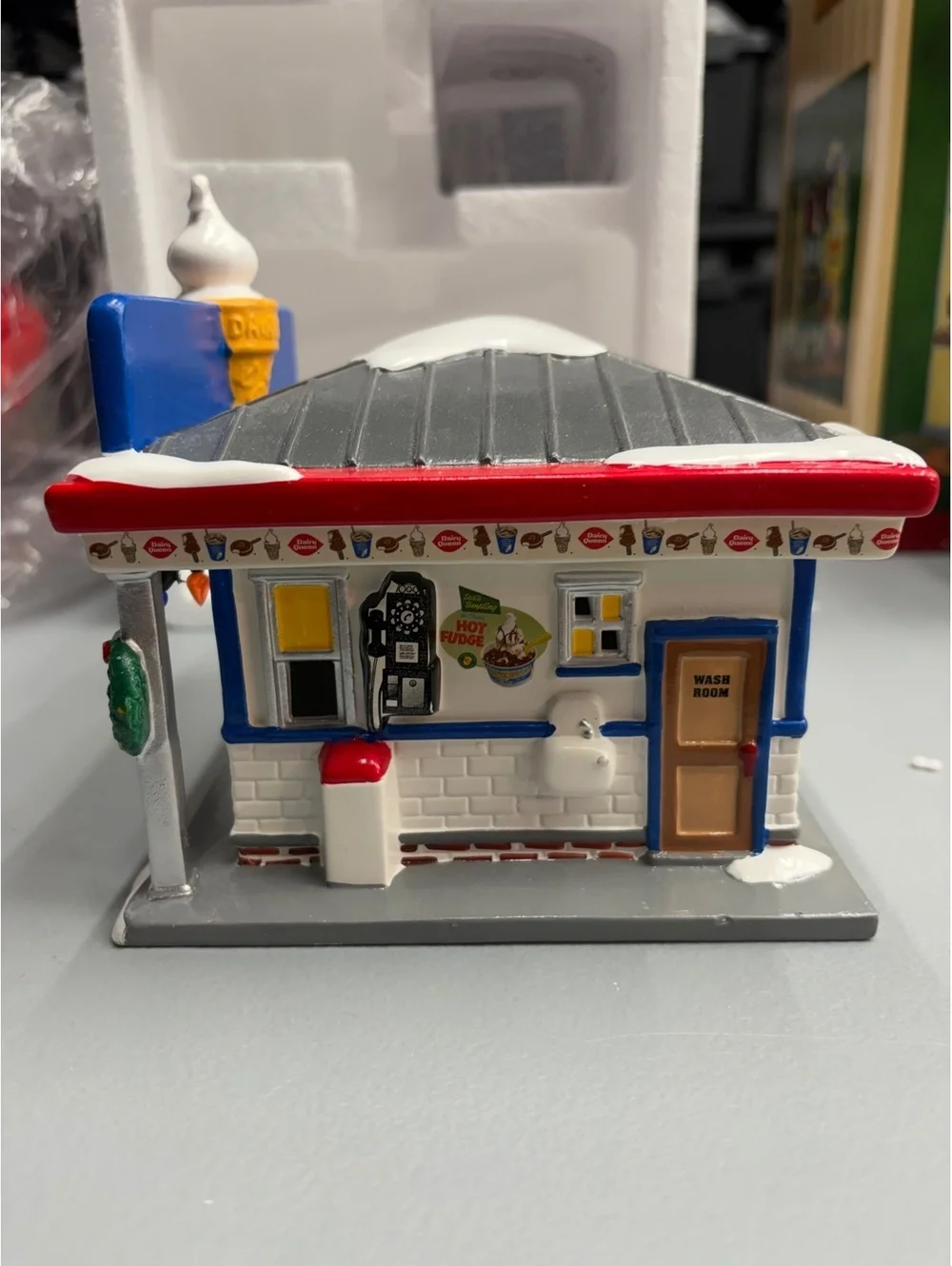 Department 56-Snow Village- Dairy Queen - 4044855